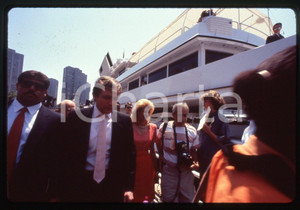 35mm vintage slide* 1988 NEW YORK Ivana Donald TRUMP opening TRUMP PRINCESS