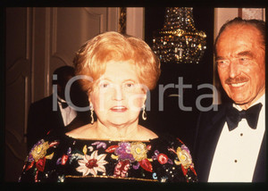 35mm vintage slide* 1989 NEW YORK PLAZA HOTEL Fred TRUMP and Mary Anne MACLEOD 2