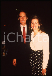 35mm vintage slide* 1990 ca NEW YORK - Portrait of Robert and Blaine TRUMP
