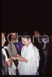 35mm vintage slide* 1990 ca MILANO Notte TELEGATTI Carla FRACCI firma autografi