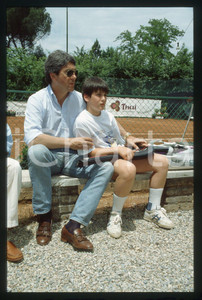 35mm vintage slide* 1991 PERUGIA - Dino e Augusto DE MEGNI - Ritratto (2)
