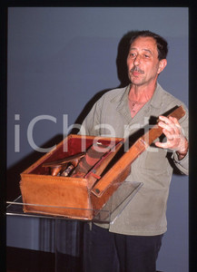 35mm vintage slide* 1995 ca COSTUME - Alberto SALZA Ritratto dell'Antropologo 2