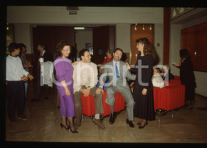 35mm vintage slide* 1988 ROMA Teatro Argentina Sandro MASSIMINI Regista teatrale