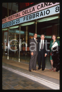 35mm vintage slide* 1989 FESTIVAL SANREMO - Domenico MODUGNO Adriano ARAGOZZINI