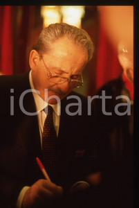 35mm vintage slide* 1989 FESTIVAL SANREMO - Domenico MODUGNO firma autografi (3)