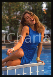 35mm vintage slide* 1990 ca COSTUME - Ana OBREGON Ritratto dell'attrice (3)