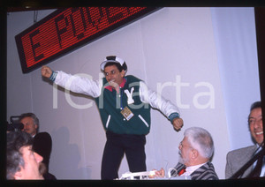 35mm vintage slide* 1990 SANREMO - SCIAMPI Mimmo SANTONASTASO Ritratto