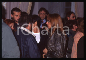 35mm vintage slide* 1995 BUSTO ARSIZIO Funerali di Mia MARTINI Viola VALENTINO