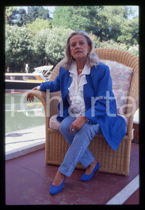 35mm vintage slide* 1992 FESTIVAL VENEZIA Jeanne MOREAU Ritratto dell'attrice 2
