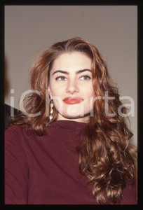 35mm vintage slide* 1991 MILANO - Amick MADCHEN posa per Photocall TWIN PEAKS 10