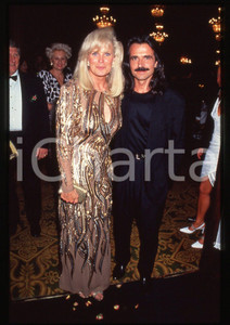 35mm vintage slide* 1993 MONTECARLO Linda EVANS e YANNI ai WORLD MUSIC AWARDS 3