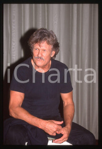 Fotografia d epoca originale 35mm vintage slide 1998 VENEZIA LIDO Kris KRISTOFFERSON Ritratto dell attore 14 1