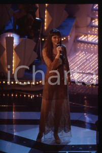 35mm vintage slide* 1997 FESTIVAL SANREMO - Alessandra DRUSIAN dei JALISSE (9)