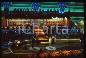 35mm vintage slide* 1995 FESTIVAL SANREMO - Flavia ASTOLFI