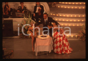 35mm vintage slide*1995 FESTIVAL SANREMO Anna FALCHI Claudia KOLL Pippo BAUDO 17