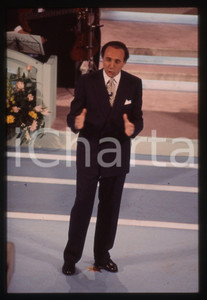 Negativo, diapositiva originale 35mm vintage slide 1994 FESTIVAL SANREMO  Pippo BAUDO 1