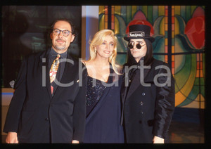 35mm vintage slide* 1994 FESTIVAL SANREMO - Mara VENIER e Renato ZERO (2)