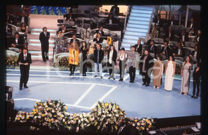 35mm vintage slide* 1994 FESTIVAL SANREMO Giorgio FALETTI GIORGIA Pippo BAUDO 4