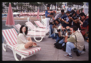 35mm vintage slide* 1994 FESTIVAL CANNES - Alessandra DI SANZO (52)