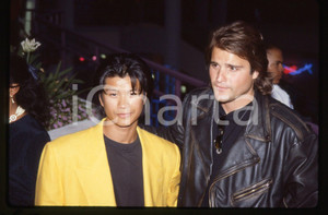 35mm vintage slide* 1992 HOLLYWOOD - Dustin NGUYEN e Peter DELUISE (3)