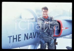 35mm vintage slide* 1991 HOT SHOTS! - Charlie SHEEN