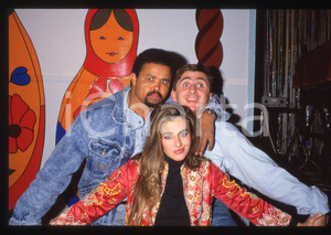 35mm vintage slide* 1988 MATRJOSKA - Mazouz M'BAREK Eva ROBIN'S e VITO