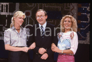 35mm vintage slide* 1984 RAI 2 CHIP - Patricia PILCHARD e Stefano GENTILONI