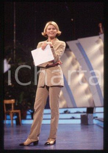 35mm vintage slide* 1997 TV - ITALY American showgirl actress Wendy WINDHAM (2)