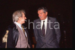 35mm vintage slide* 1990 ca ITALY Giuseppe FARINA & lawyer Vittorio D'AIELLO 28
