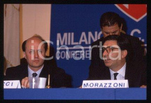 35mm vintage slide* 1989 ca MILANO Gaetano MORAZZONI & Bruno TABACCI (18)