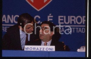 35mm vintage slide* 1989 ca DEMOCRAZIA CRISTIANA - MILANO Gaetano MORAZZONI (21)