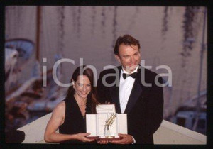 35mm vintage slide* 1993 CANNES Film Festival Sam NEILL & Holly HUNTER (29)