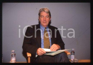 35mm vintage slide* 1990 ca ITALY Portrait of politician Massimo TEODORI (2)