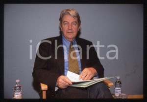 35mm vintage slide* 1990 ca ITALY Portrait of politician Massimo TEODORI (5)