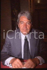 35mm vintage slide* 1990 ca ITALY Portrait of politician Massimo TEODORI (17)