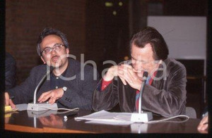 35mm vintage slide* 1999 ca FRANCE Portrait of writer journalist Régis DEBRAY 19