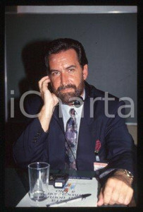 35mm vintage slide* 1992 ca ITALY Interreligious Affairs - Rabbi David ROSEN (3)