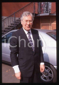 Mervyn KING MILAN Economist of THE BANK OF ENGLAND 1990 ca *35mm vintage slide 4