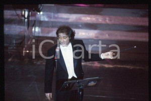 Gianni MAZZA - SANREMO "IL LAZZO" Composer & singer 1991 * 35 mm vintage slide 1