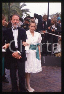 Chris MENGES & Jodhi MAY - CANNES Film Festival 1988 * 35 mm vintage slide 14