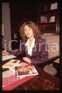 Noelle CHATELET - LITERATURE Portrait of writer 1989 ca * 35 mm vintage slide 31