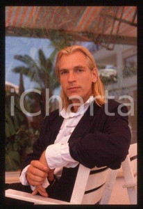 Julian SANDS CANNES Film Festival Portrait of actor 1990 * 35mm vintage slide 37