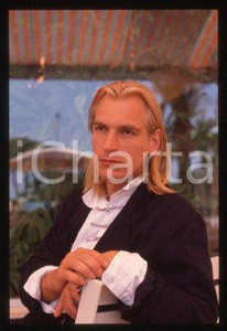 Julian SANDS CANNES Film Festival Portrait of actor 1990 * 35mm vintage slide 57