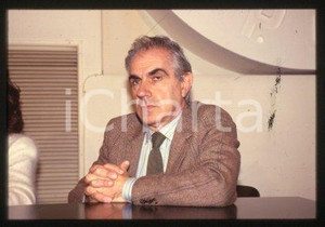Mario TRONTI - ITALY Portrait of member of the PCI 1989 ca *35mm vintage slide 7
