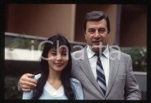 Antonella RUGGIERO & padre Pietro - MUSICA Cantante 1985 * 35mm vintage slide 34