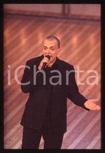 Max PEZZALI - ITALY TV Singer-songwriter of 883 group 1998 *35mm vintage slide 6