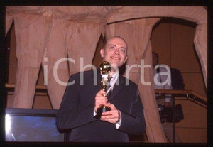 Max PEZZALI - MUSIC Singer-songwriter 883 group 1998 ca * 35 mm vintage slide 25