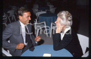 Hanna SCHYGULLA - CINEMA Actress & chanson singer 1990 ca *35mm vintage slide 35