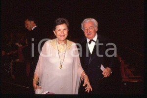 Jorge AMADO and Zélia GATTAI - CANNES Portrait 1990 ca * 35 mm vintage slide 9