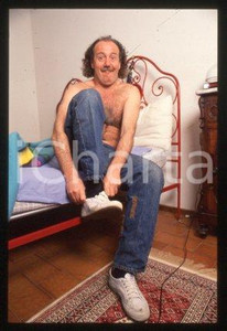 Enio DROVANDI - CINEMA Italian comic actor 1995 ca * 35 mm vintage slide 19